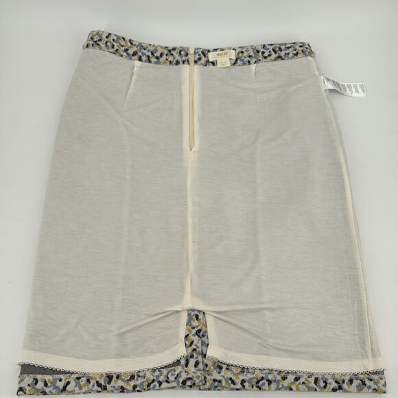 Anthropologie Maeve Leopard Jacquard Knit Pencil Skirt Knee Length Size Large - Picture 11 of 14